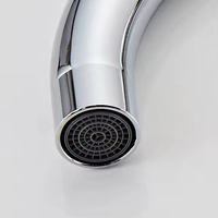 Robinet d'évier de cuisine moderne à induction intelligent et automatique chromé avec capteur de mouvement intelligent Robinets d'eau froide simples sans contact