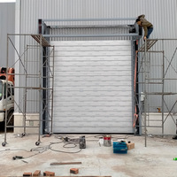 Puerta Rápida Industrial de Aluminio en Espiral, Personalizada de Fábrica, Turbo, de Alta Velocidad, para Almacenes, Logística y Talleres
