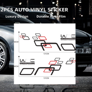 2 Piezas de Vinilo PVC de Alta Calidad de 8MIL de Grosor, Película Decorativa para Automóviles, Adhesivo para Estilizar el Automóvil, Decoración para Ambos Lados de la Carrocería, Accesorio de Tuning, 1 Año de Garantía - Product Image 2
