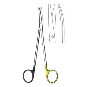 Tijeras de Ligadura Curvas de 14.5 cm / 5-3/4 Pulgadas con Microdentado Super Cut TC, Instrumento Quirúrgico Médico de Precisión - Product Image 1