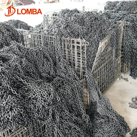 Cadena de Elevación de Carga Pesada de Acero Inoxidable Endurecido, Forjada, Grado de Resistencia 80, Acero Aleado Soldado, Cadena de Arrastre con Acabado de Zinc