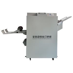 Solution unique WS-1701 la machine à plier les livres Machine automatique de fabrication de livrets pliants à reliure <span class=keywords><strong>hohner</strong></span> de haute précision - Product Image 3