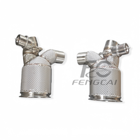 Tuyau d'échappement OEM Valvetronic Performance Downpipe pour Porsche 911 GT2 RS 3.8T 2018+ SS304 Amélioration de puissance 100% compatible