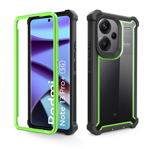 Étui <span class=keywords><strong>2</strong></span> en 1 pour Xiaomi 14/14 Pro/14 Ultra/Redmi 13/A3/Turbo 3 TPU+PC hybride anti-chute, protection intégrale 360° - Product Image 6