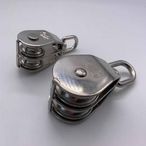 M25 doppio puleggia girevole doppia ruota puleggia sartiame fune di sollevamento puleggia - Product Image 5