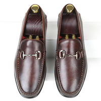 Mocassins élégants en cuir de vachette de qualité supérieure pour hommes, mocassins faits à la main, chaussures décontractées en cuir de vache véritable durable, shopping, randonnée, usage quotidien