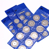 Lame de scie circulaire plaquée, disque de coupe diamanté dentaire, disque diamanté Dremel, 40 mm, 50, 60, 35, 30, 25, 22, 20, 16 mm