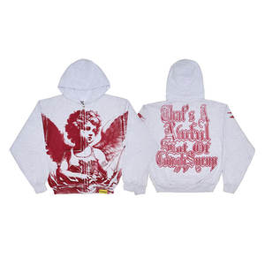 ALOCS Cupid Tattoo <strong>Hoodie</strong> High Quality custom winter fashion hip hop <strong>hoodie</strong> manufacturers 100% cotton <strong>men's</strong> hoodies - Product Image 1
