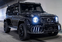 Pour mercedes-benz classe G W465 G500 G63 amélioré MSY Style sec en Fiber de carbone avant et arrière pare-chocs passages de roue Kit de carrosserie large