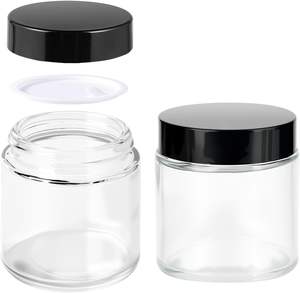 1oz 2oz 3oz 4oz 5oz 6oz 8oz 16oz Smell Proof Glass Jars for Flower 3.5g Child Proof Glass Jar with Airtight Child Resistant Lids - Product Image 1