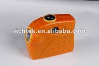 Compresseur d'air portable miniature pour voiture Dongguan Richtek série OPP 12V avec éclairage d'urgence et écran LCD pour gonflage des pneus