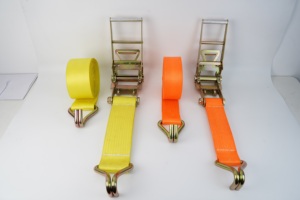 Sangles d'arrimage à cliquet pour l'exportation de machines industrielles, pour la sécurisation du fret, certifiées ISO - Product Image 2