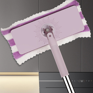 Household Cleaning Dust Mop with Disposable Cleaning Paper Towel Floor Cleaning Sweeper Mop for Hardwood Kitchen Bathroom Window