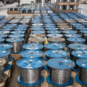 High Carbon Tensile Steel WIre For Manufacturing Hot Drawing Binding Welding Punching Smooth Steel Wire For Elevator Steel Rope