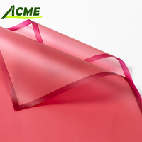 Papier d'emballage floral spécial en PVC enduit, imperméable, pour l'impression en gravure personnalisée de fleurs DIY, compatible avec les cartons cadeaux