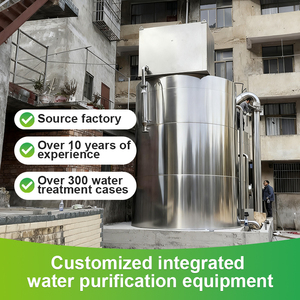 Système intégré de traitement de l'eau en acier inoxydable pour l'Afrique – Haute efficacité, utilisation facile pour l'alimentation en eau des villages et des villes - Product Image 1