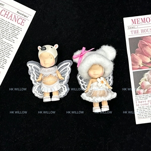 ชุดกระโปรง 4 ชิ้น สำหรับตุ๊กตา Sonny Angel สินค้าขายดี ชุดน่ารัก ชุดแฟนซี ของตกแต่ง ชุดโครเชต์ และกระโปรงพร้อมปีกและรองเท้า - Product Image 1