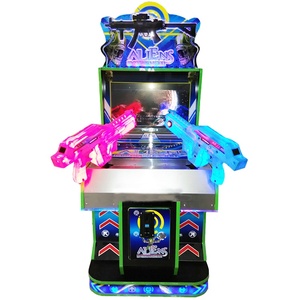 Mini Kids Shooting Game Machine Simulator 2 Player pistole elettriche macchina da tiro per realtà virtuale - Product Image 1