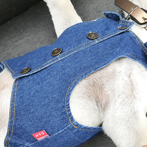 Ropa para perros de gran venta, ropa vaquera de lujo para mascotas, <span class=keywords><strong>chaleco</strong></span> vaquero para perros - Product Image 6