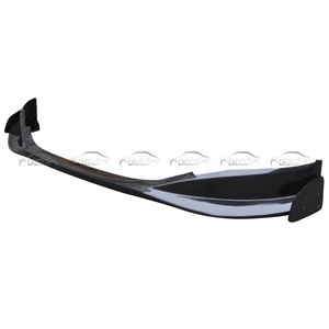 Car Tuning Kits Carbon Fiber Front Lip Bumper Fins Spoiler Winglet <b>Splitter</b> for Honda Fit Jazz 2009-2013 - Product Image 6