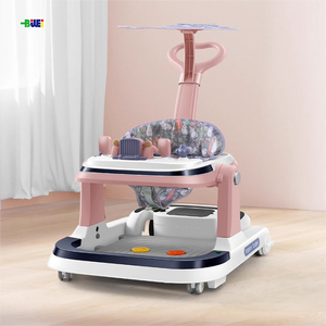 Marche-bébé électrique multifonctionnel, chariot d'activités pour tout-petits en plastique, jouet pour enfants, chariot à pousser pour bébé - Product Image 2