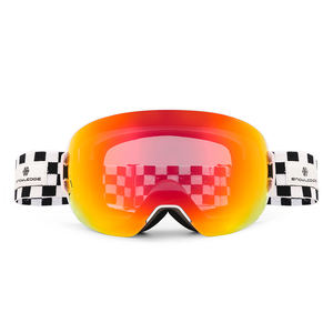 نظارات تزلج مخصصة بإطار كامل وحزام قابل للتعديل وعدسات متعددة الألوان لحماية العين في الرياضات الشتوية مع عدسات مستقطبة وحماية من الأشعة فوق البنفسجية - Product Image 3