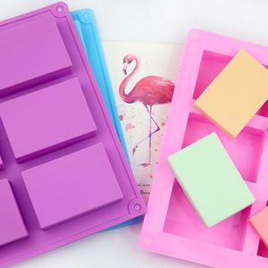 Nouveau design Moule en silicone à 6 cavités pour savon, gâteau, fait main, DIY, personnalisé, pour cadeaux de Noël - Product Image 1