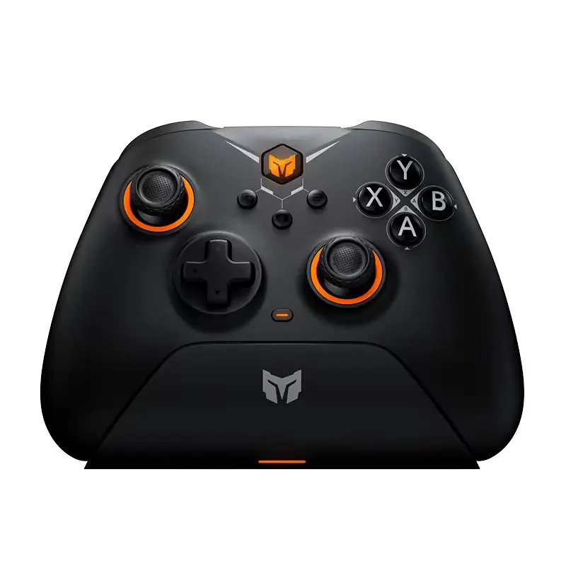 Controller di gioco a vapore somatosensoriale controller di gioco bluetooth wireless con base di ricarica wireless smart start-stop