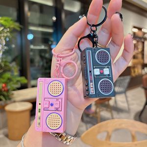 Llavero con Logotipo Personalizado, Mini Instrumento Musical Creativo, Colgante para Bolso, Mini Grabadora, <span class=keywords><strong>Radio</strong></span> - Product Image 2