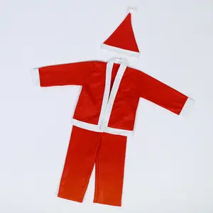圣诞角色扮演服装圣诞老人服装成人男子儿童婴儿幼儿圣诞老人服装
