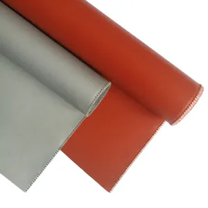 PU Coated Glass Fiber Fabric for Fire Protection Fireproof High Temperature Resistant