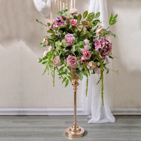 NINI - Centros de Mesa de Lujo al por Mayor para Decoración de Bodas, Bolas de Flores Artificiales de Seda para Fiestas de Cumpleaños y Decoración del Hogar