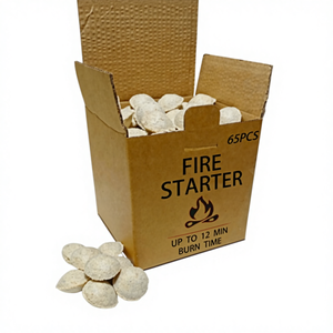 Boule de feu en <span class=keywords><strong>bois</strong></span> naturel imperméable, coupe-vent et efficace, artefact de feu extérieur - Product Image 1