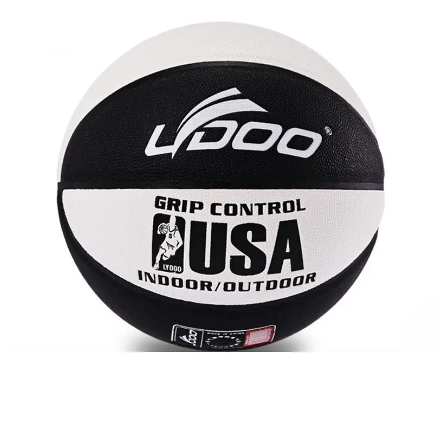 ספורט מותאם אישית כדור מחיר זול אופנה חום שחור pu גודל גודל 7 כדורסל