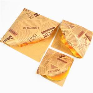 Bolsa de Papel Triangular a Medida, Resistente a la Grasa, para Pizza, Pan, Palomitas de Maíz y Papas Fritas - Product Image 3