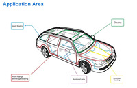 Inodore pas besoin d'amorce pare-brise réparé mastic polyuréthane automobile