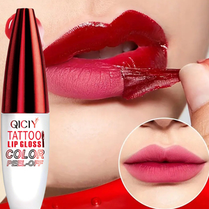 Brillo Labial Mate de 4 Tonos, Resistente al Agua 72h, Antiadherente, con Logotipo Personalizado, Alta Pigmentación, Tinte Labial Desprendible, <span class=keywords><strong>Henna</strong></span> Vegana - Product Image 3