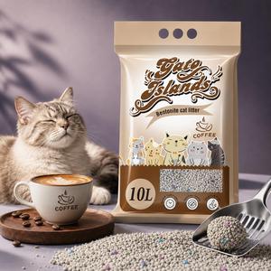 Litière pour chat en bentonite à forte agglomération et faible poussière, sable sanitaire pour chats, vente en gros - Product Image 1