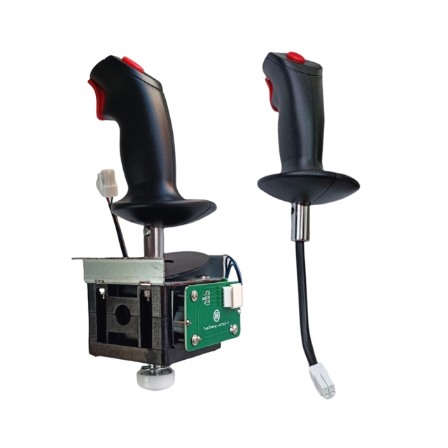 JSJM Brand VR Amusement Arcade Machine Joystick Fly Simulator Video Games Shooting Buttons Game Plane Console 8 Direction