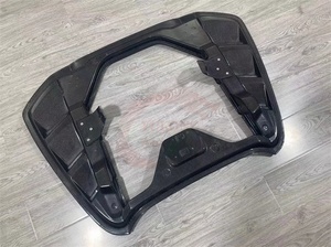 Couvercle de moteur de capot arrière transparent en fibre de carbone de style M pour <span class=keywords><strong>Ferrari</strong></span> 488 spider - Product Image 4