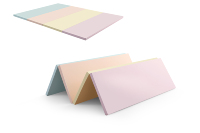 Tapis de jeu pliable pour bébé en gros direct d'usine Tapis d'escalade en mousse XPE pour bébé de couleur unie