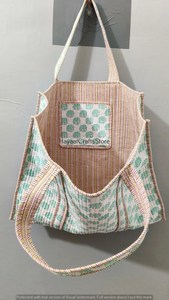 Bolsa de Mano Ecológica de Tela de Algodón con Color Sólido y Parte Superior Abierta, Bolsa de Compras para Mujer, Estilo Moderno, Otoño, Todas las Temporadas - Product Image 6