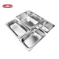 Kommerzielle Catering Edelstahl GN Pfanne Gastro norm Dampf tisch Food Pan für Hotel Restaurant Buffet Gewerbliche Küche