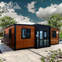 Wayon Maison en conteneur expansé pliable Chambre préfabriquée avec salle de bain Maison 20 pieds 40 pieds Maison mobile