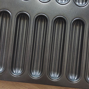 Plateaux de boulangerie en forme de doigt en acier aluminisé pour équipement de cuisson - Product Image 3