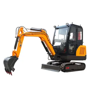 2.5 tấn bánh xích máy xúc 2.5ton 2 tấn 2.5 t excacavadora nhỏ máy xúc Digger Máy xẻng Bagger pelle