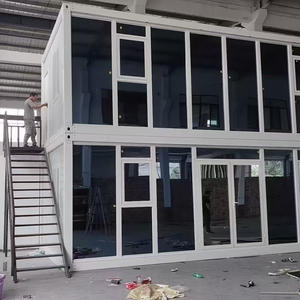 ग्लास दीवार कंटेनर घर के साथ 20 फीट लक्जरी मॉड्यूलर घर, दुकान के लिए छोटे घर की अवधारणा का उपयोग करता है - Product Image 3