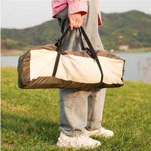 Abri soleil coupe-vent <span class=keywords><strong>Ultra</strong></span>-<span class=keywords><strong>léger</strong></span> pliant Portable randonnée pique-nique équipement noir enduit auvent auvent tente bâche pour Camping en plein air - Product Image 5