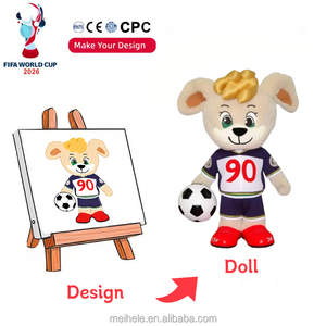 Ce CPC OEM ODM tùy chỉnh Thế Giới 2026 cup linh vật tùy chỉnh thực hiện động vật đồ chơi sang trọng biểu tượng tùy chỉnh tùy chỉnh đồ chơi sang trọng - Product Image 3