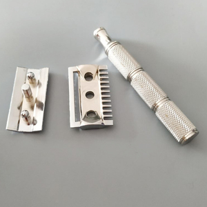 Dishi Bán Sỉ Sản Phẩm Làm Đẹp Dao Cạo An Toàn Hai Cạnh Có Tay Cầm Bằng Thép Không Gỉ 316L - Product Image 2